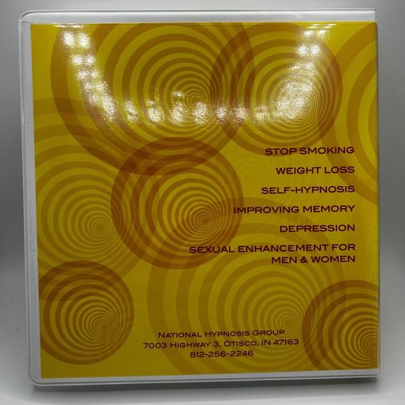 National Hypnosis Group Complete Disc Set 6 Pack Self Help Stress Weight Loss - Picture 2 of 7